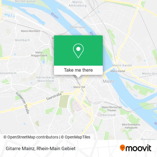 Карта Gitarre Mainz