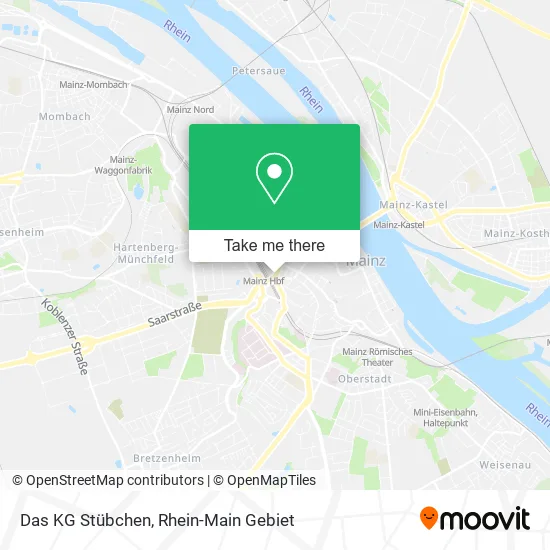 Карта Das KG Stübchen