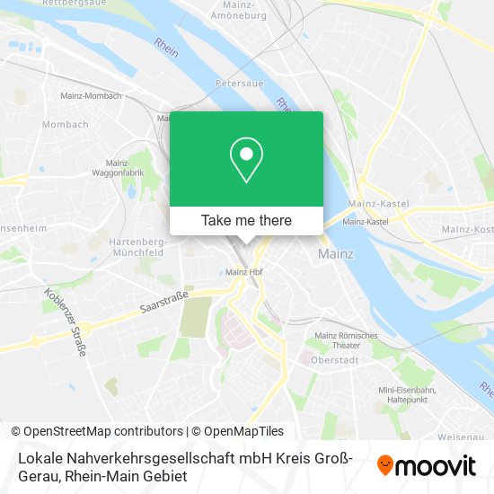 Lokale Nahverkehrsgesellschaft mbH Kreis Groß-Gerau map