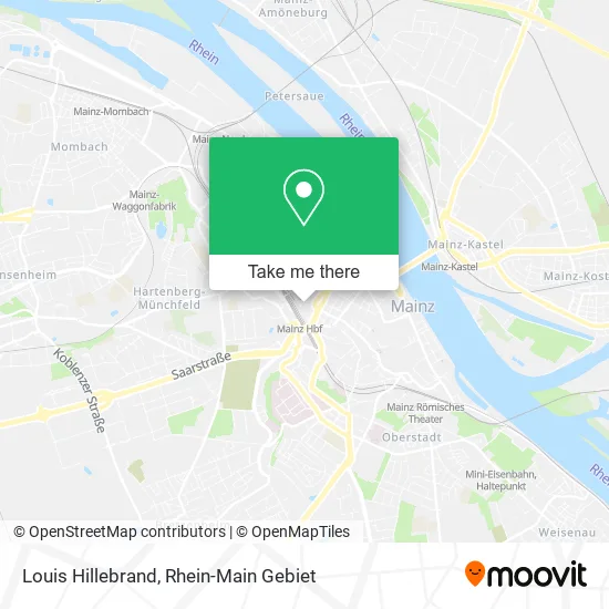 Карта Louis Hillebrand