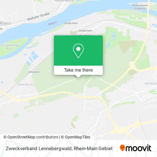Zweckverband Lennebergwald map