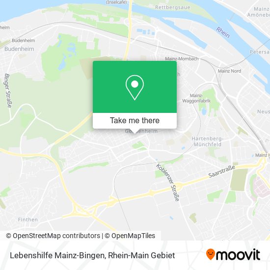 Lebenshilfe Mainz-Bingen map