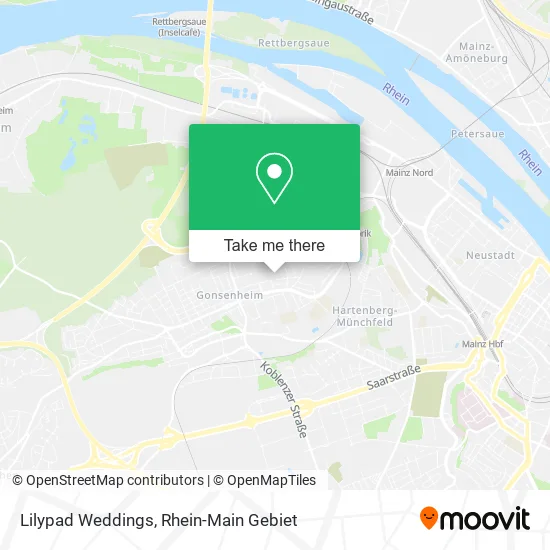 Карта Lilypad Weddings