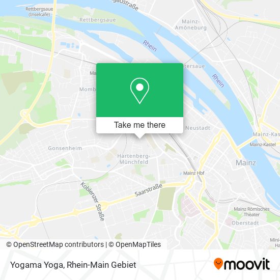 Yogama Yoga map