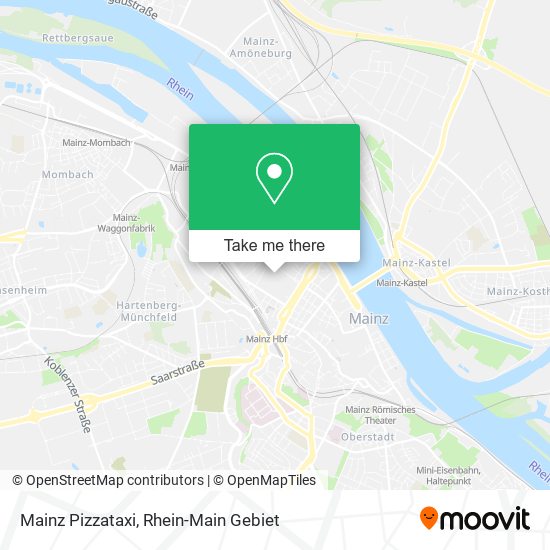 Mainz Pizzataxi map