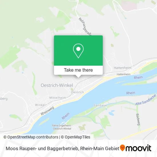 Карта Moos Raupen- und Baggerbetrieb