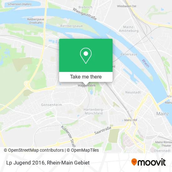 Карта Lp Jugend 2016