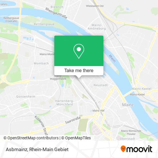 Карта Asbmainz