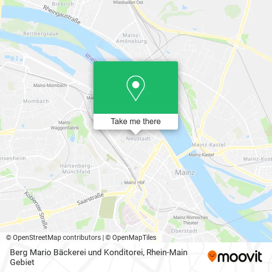 Карта Berg Mario Bäckerei und Konditorei