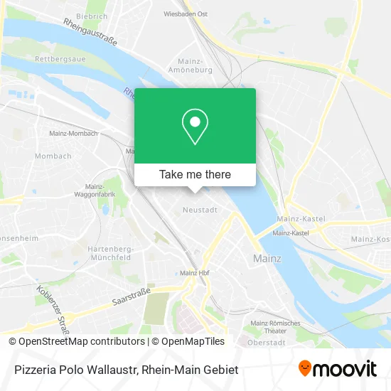 Карта Pizzeria Polo Wallaustr