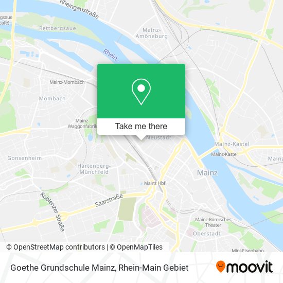 Карта Goethe Grundschule Mainz