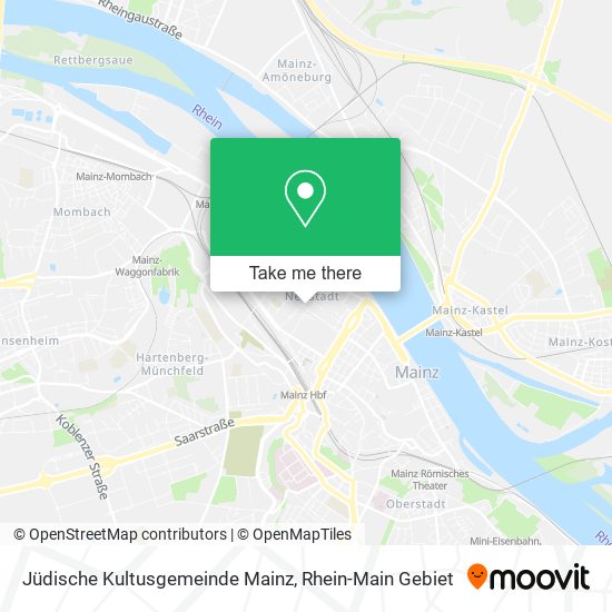 Jüdische Kultusgemeinde Mainz map