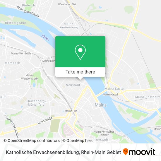 Katholische Erwachsenenbildung map