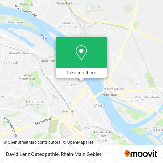 Карта David Lenz Osteopathie