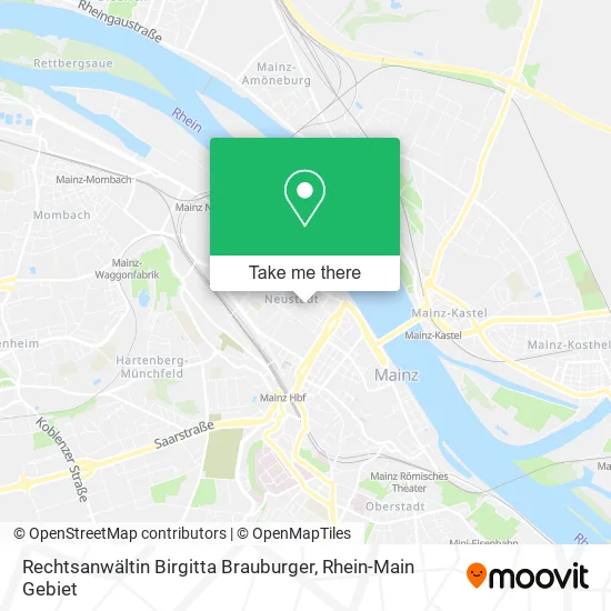 Карта Rechtsanwältin Birgitta Brauburger