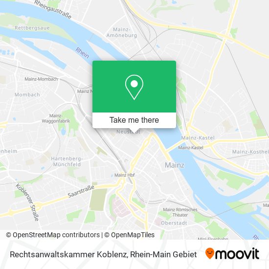 Rechtsanwaltskammer Koblenz map