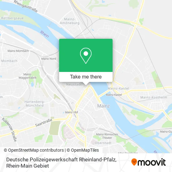 Карта Deutsche Polizeigewerkschaft Rheinland-Pfalz