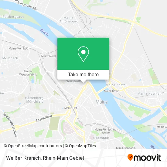 Карта Weißer Kranich