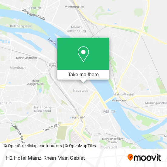 Карта H2 Hotel Mainz