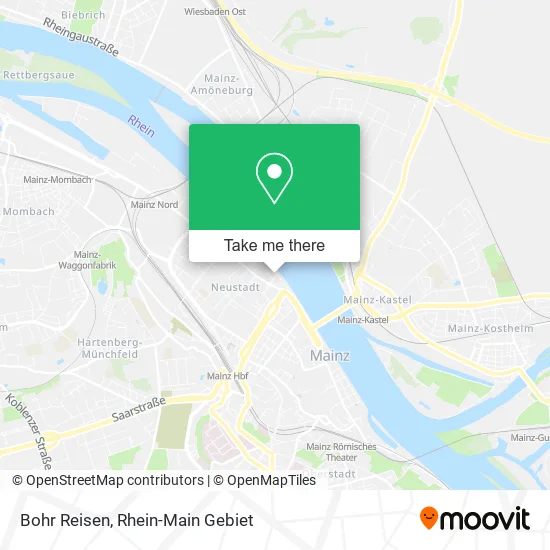 Карта Bohr Reisen