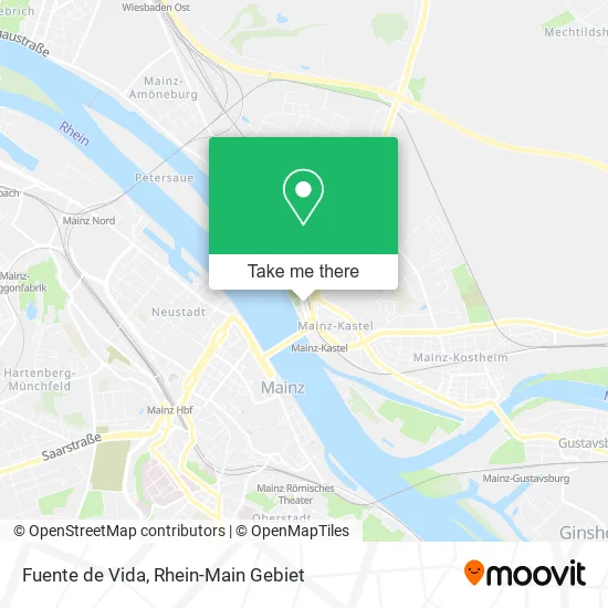 Карта Fuente de Vida