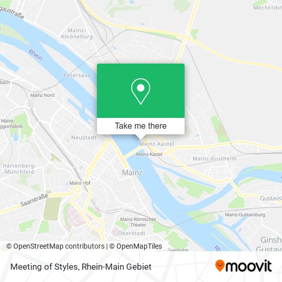 Meeting of Styles map