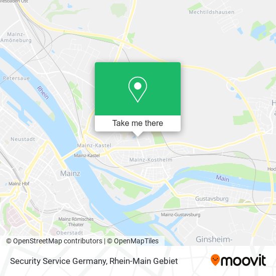 Security Service Germany map