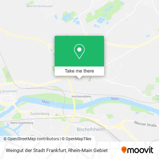 Карта Weingut der Stadt Frankfurt