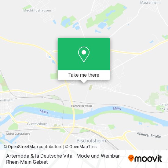 Artemoda & la Deutsche Vita - Mode und Weinbar map