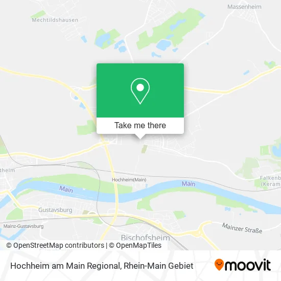 Карта Hochheim am Main Regional