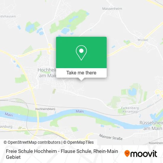 Freie Schule Hochheim - Flause Schule map