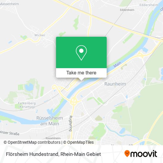 Карта Flörsheim Hundestrand