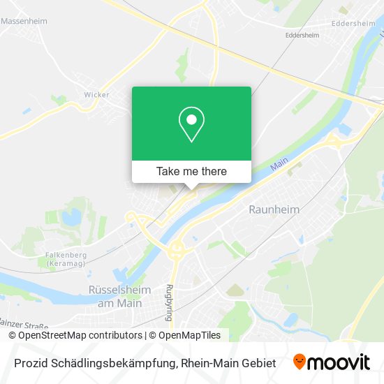 Карта Prozid Schädlingsbekämpfung