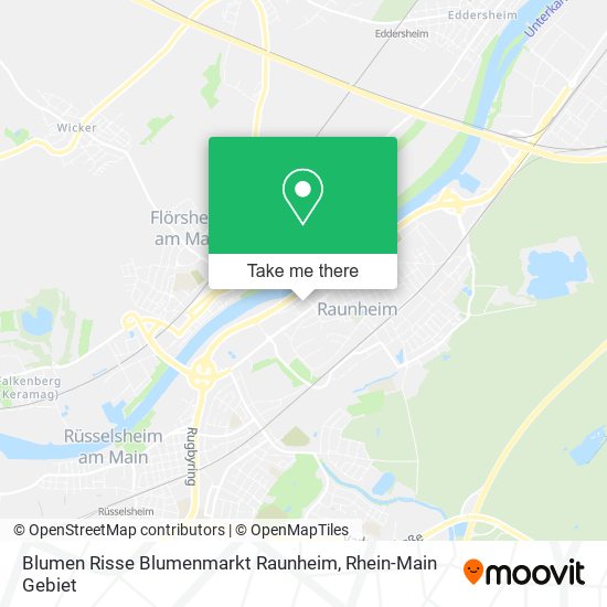 Blumen Risse Blumenmarkt Raunheim map