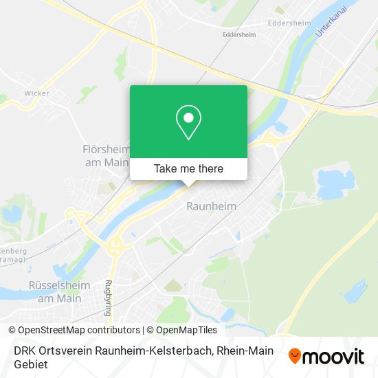 DRK Ortsverein Raunheim-Kelsterbach map
