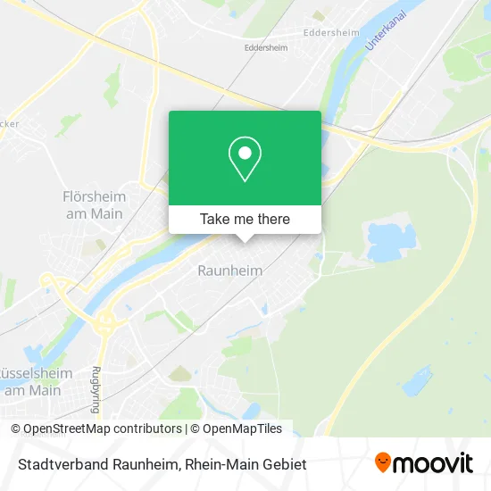 Карта Stadtverband Raunheim