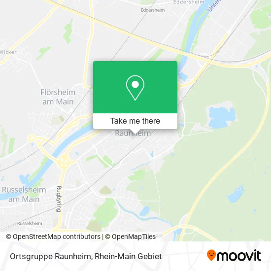 Карта Ortsgruppe Raunheim