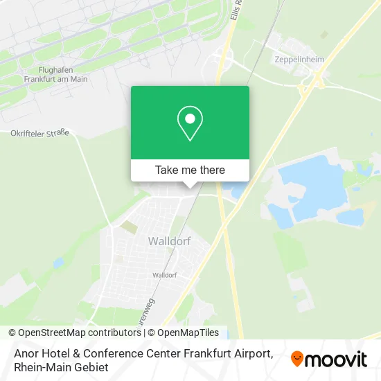 Карта Anor Hotel & Conference Center Frankfurt Airport