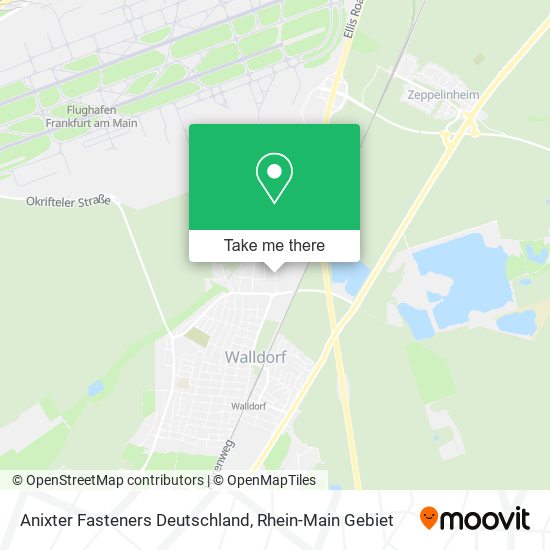Карта Anixter Fasteners Deutschland