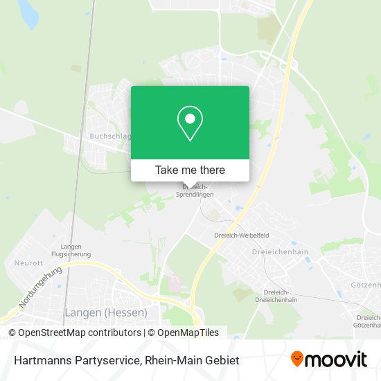 Карта Hartmanns Partyservice