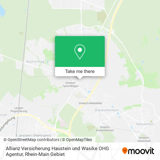 Карта Allianz Versicherung Haustein und Wasike OHG Agentur