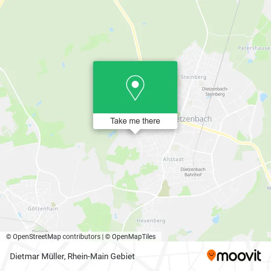 Карта Dietmar Müller