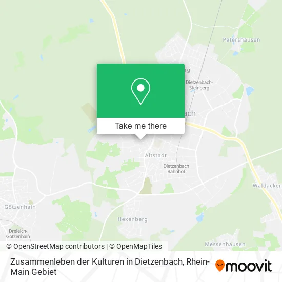 Карта Zusammenleben der Kulturen in Dietzenbach