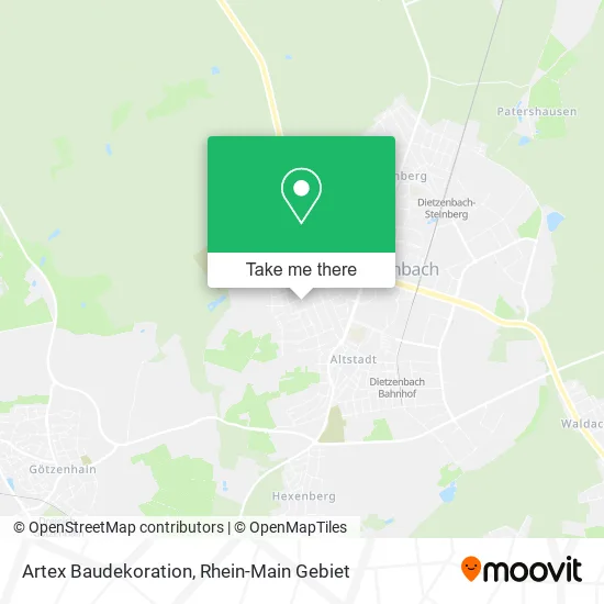 Карта Artex Baudekoration