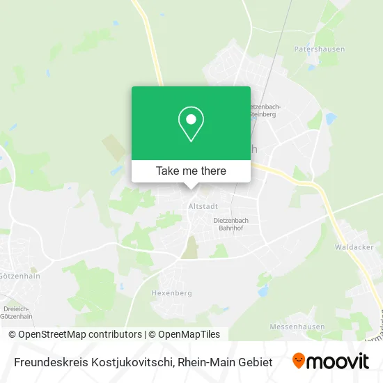 Карта Freundeskreis Kostjukovitschi