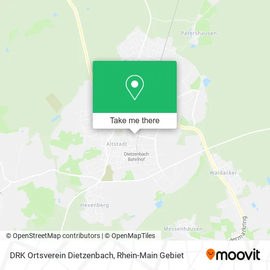 Карта DRK Ortsverein Dietzenbach