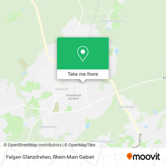 Карта Felgen Glanzdrehen