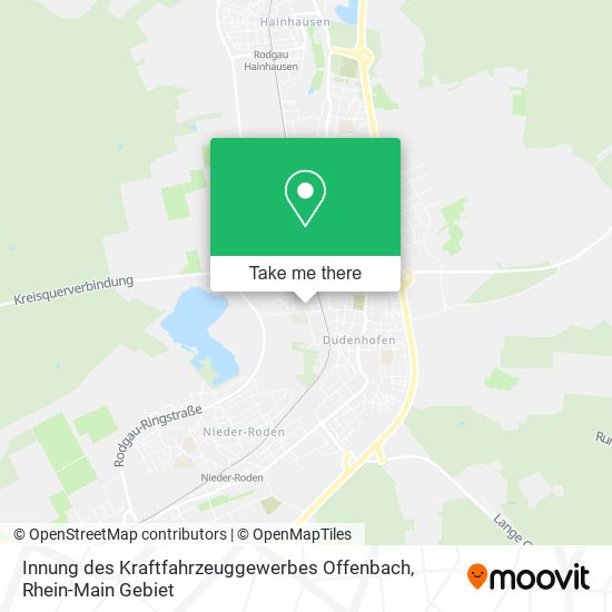 Innung des Kraftfahrzeuggewerbes Offenbach map