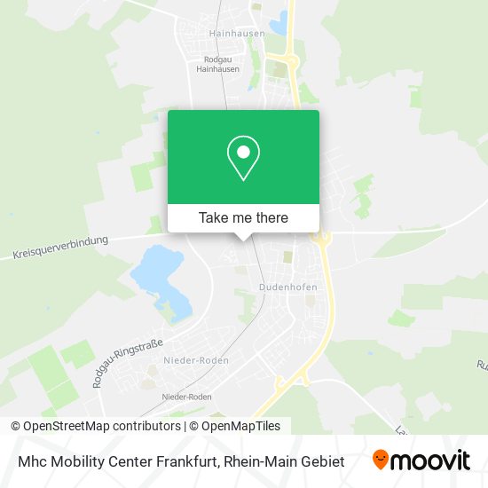 Mhc Mobility Center Frankfurt map