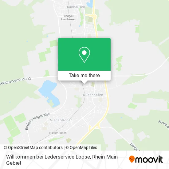 Карта Willkommen bei Lederservice Loose